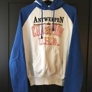 VETEMENTS x CHAMPION ANTWERPEN HOODIE